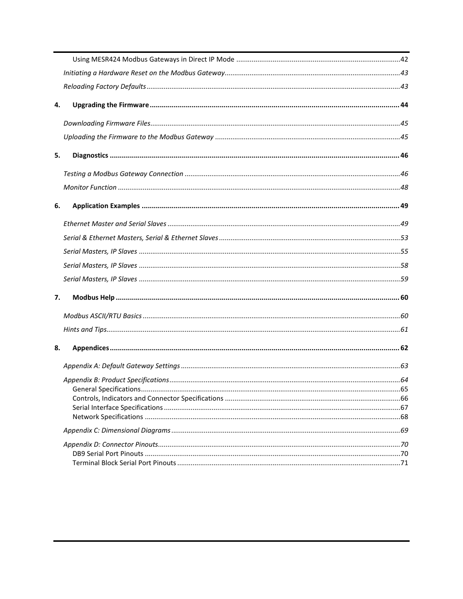 B&B Electronics MESR424T_D-MT_D-SC - Manual User Manual | Page 4 / 71