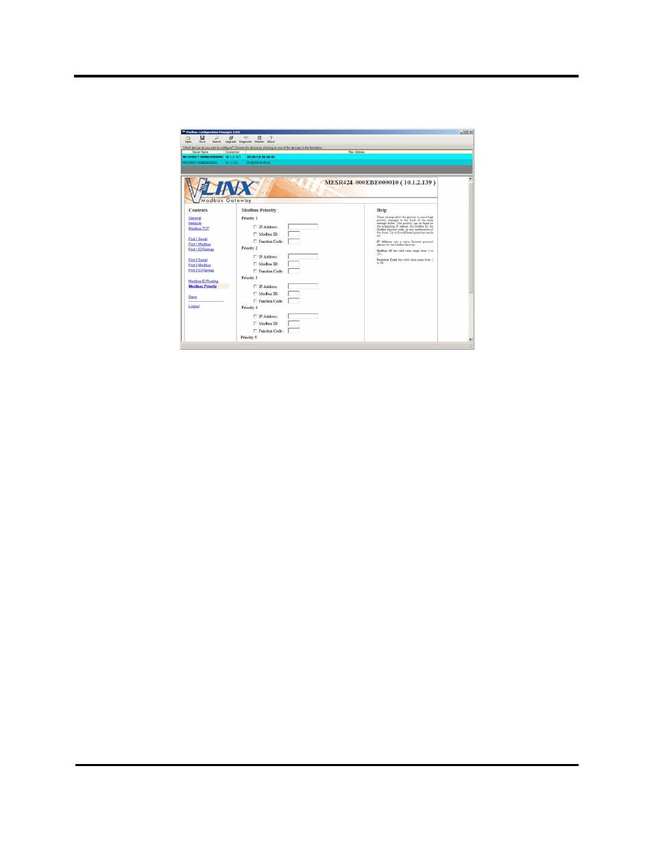 Access modbus priority and configure as necessary | B&B Electronics MESR424T_D-MT_D-SC - Manual User Manual | Page 52 / 71