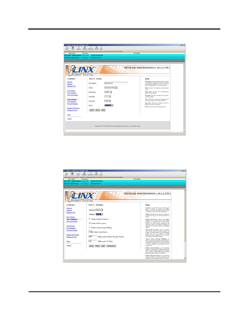 B&B Electronics MESR424T_D-MT_D-SC - Manual User Manual | Page 56 / 71