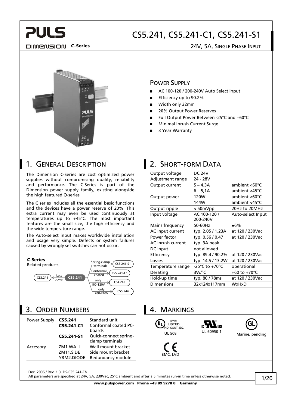 B&B Electronics NTPS-24-5 - Datasheet User Manual | 20 pages