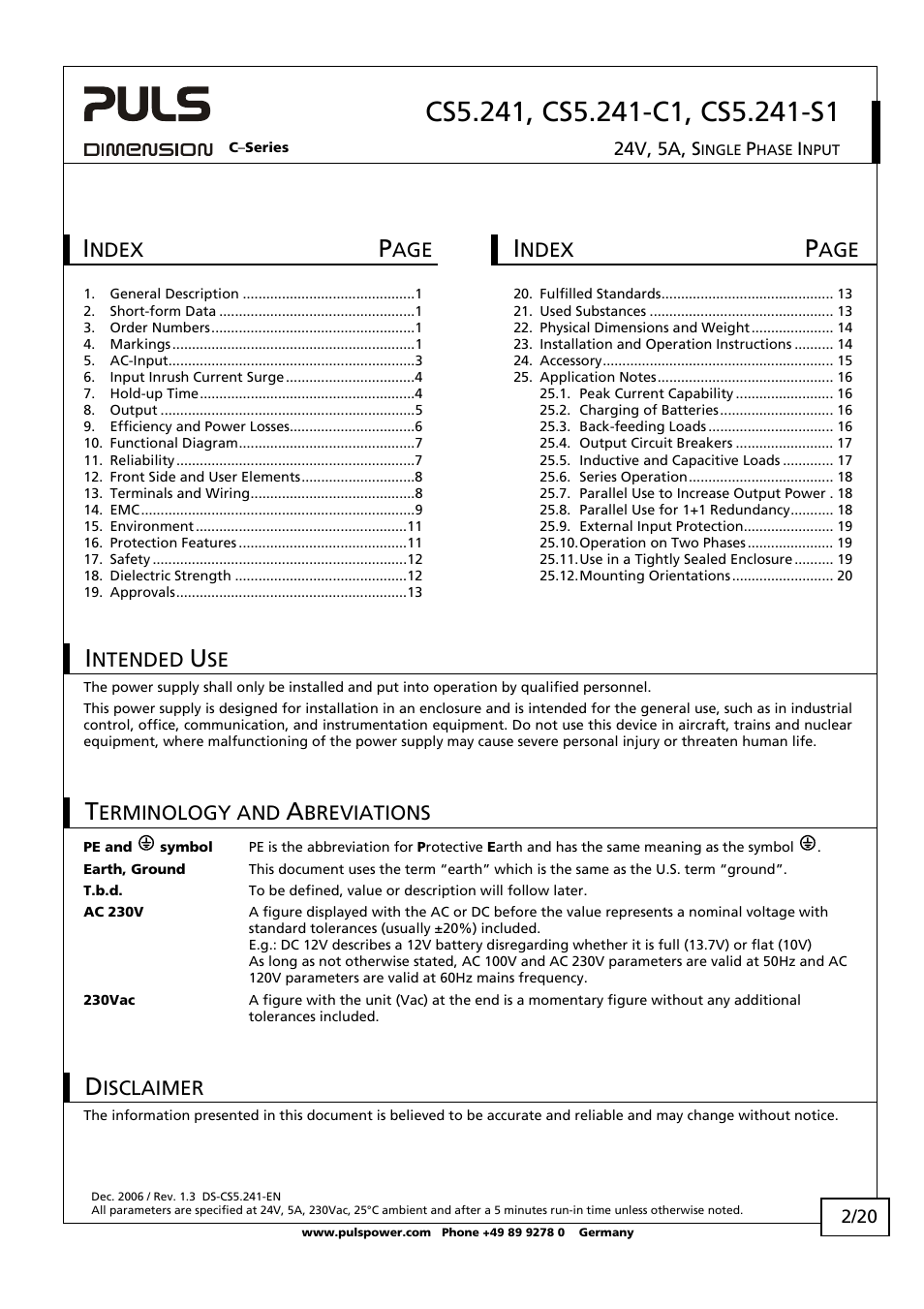 B&B Electronics NTPS-24-5 - Datasheet User Manual | Page 2 / 20