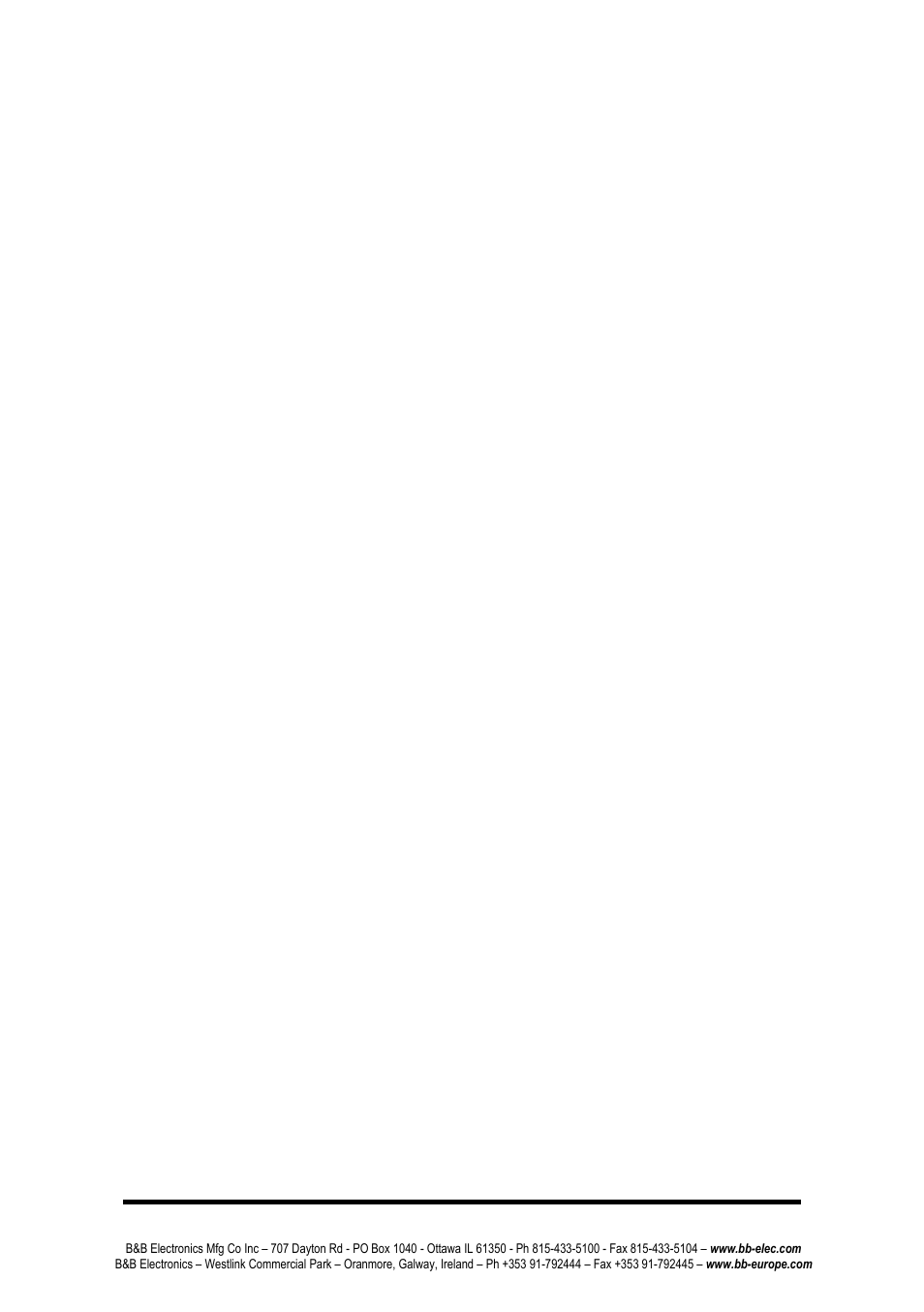 Onfigurations, Port configurations | B&B Electronics 232BSS4 - Manual User Manual | Page 10 / 45