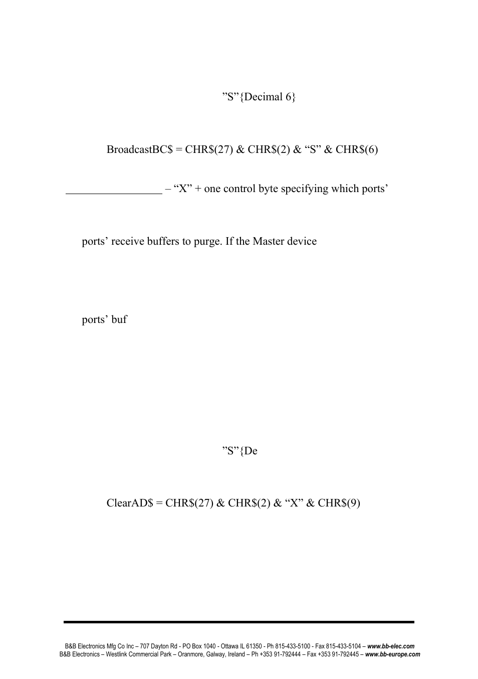 B&B Electronics 232BSS4 - Manual User Manual | Page 14 / 45