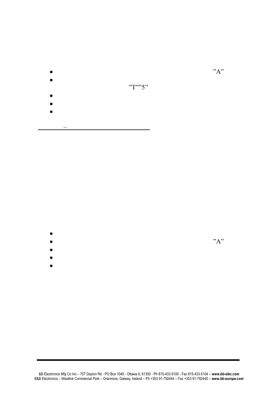 B&B Electronics 232BSS4 - Manual User Manual | Page 17 / 45