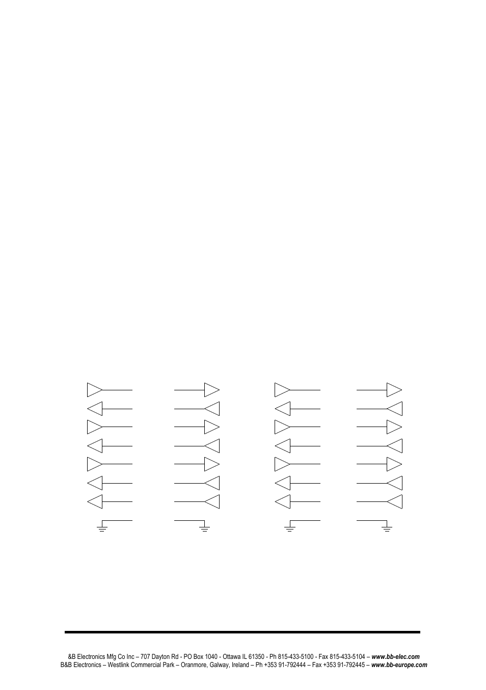 Chapter 3: port connections, Dte/dce, Xplanation | Dte/dce explanation, 25 pin dte, 25 pin dce, 9 pin dce, 9 pin dte, Figure 3.1. dte/dce port diagrams | B&B Electronics 232BSS4 - Manual User Manual | Page 25 / 45