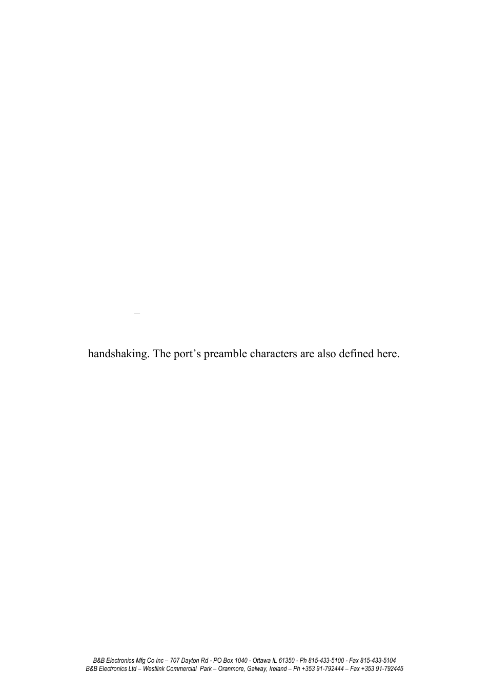 B&B Electronics 232BSS4 - Manual User Manual | Page 30 / 45