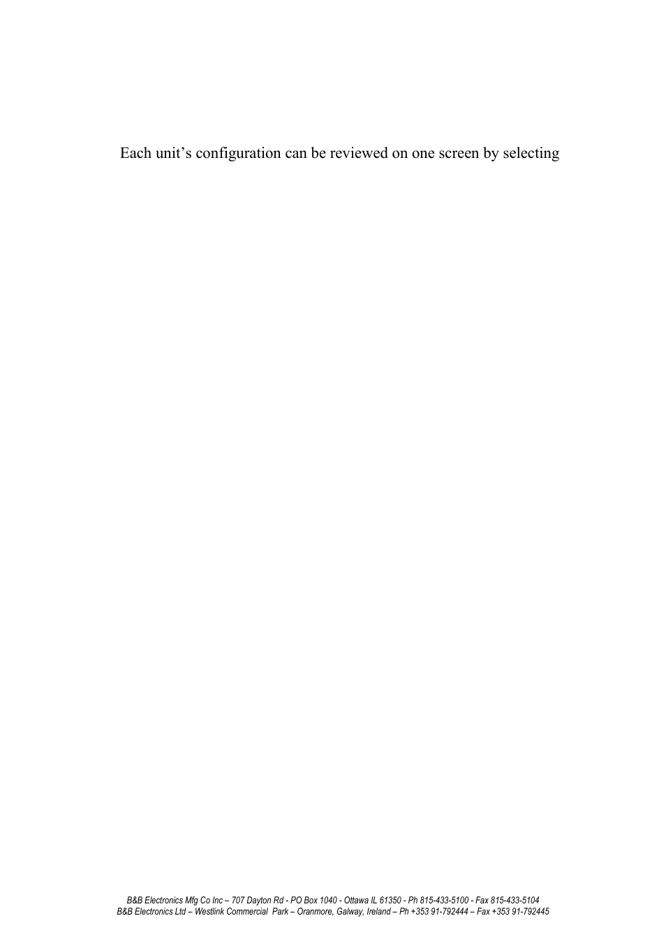 B&B Electronics 232BSS4 - Manual User Manual | Page 32 / 45