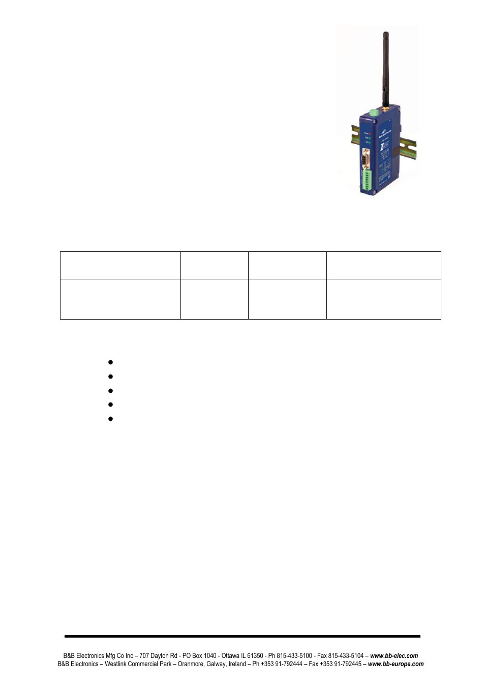 Introduction | B&B Electronics ZP24D-250RM-SR - Manual User Manual | Page 5 / 70