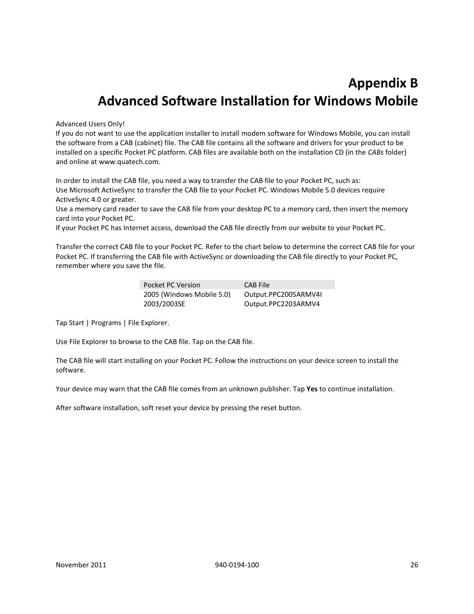 B&B Electronics SL2736-698 - Manual User Manual | Page 26 / 29