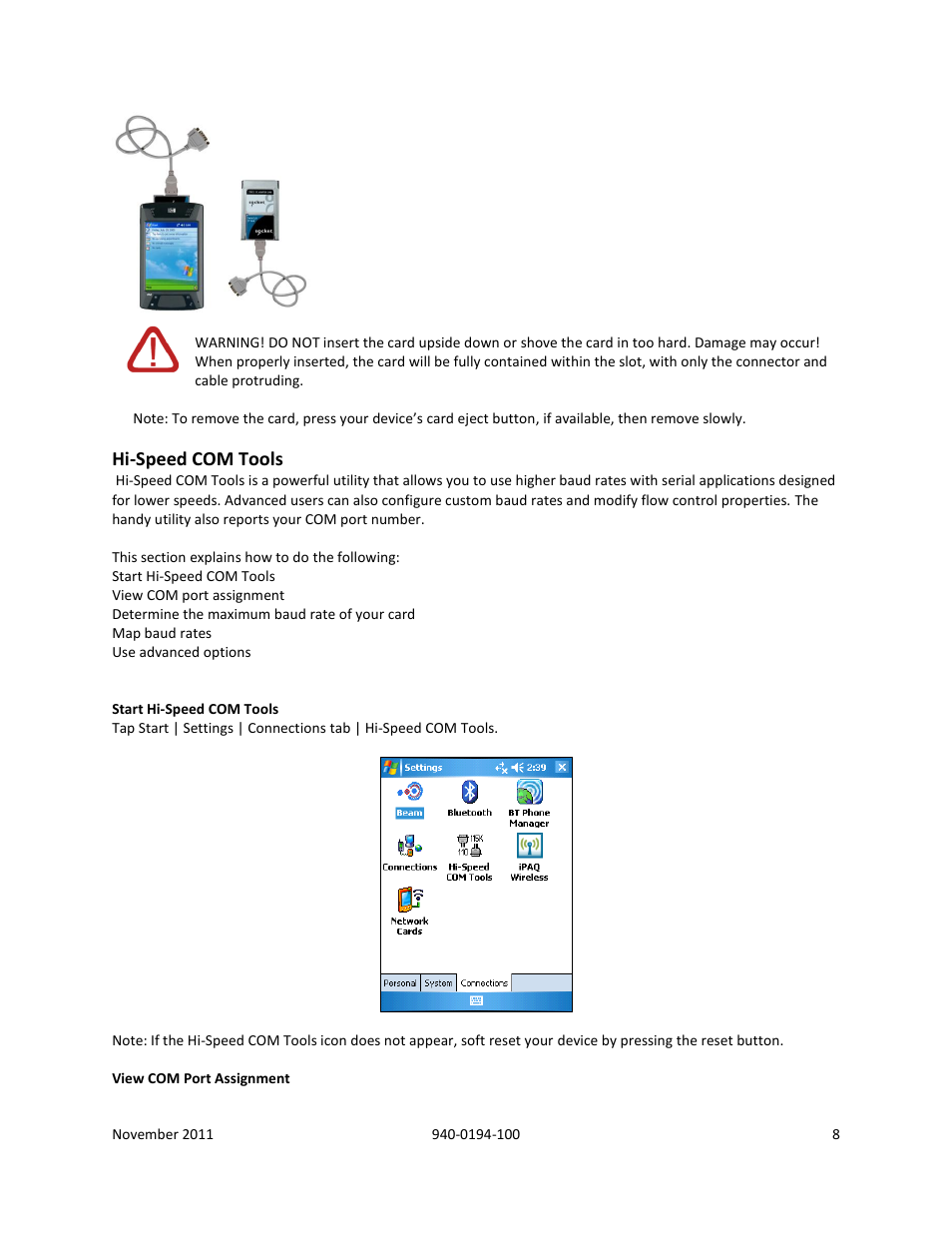 Hi-speed com tools | B&B Electronics SL2736-698 - Manual User Manual | Page 8 / 29