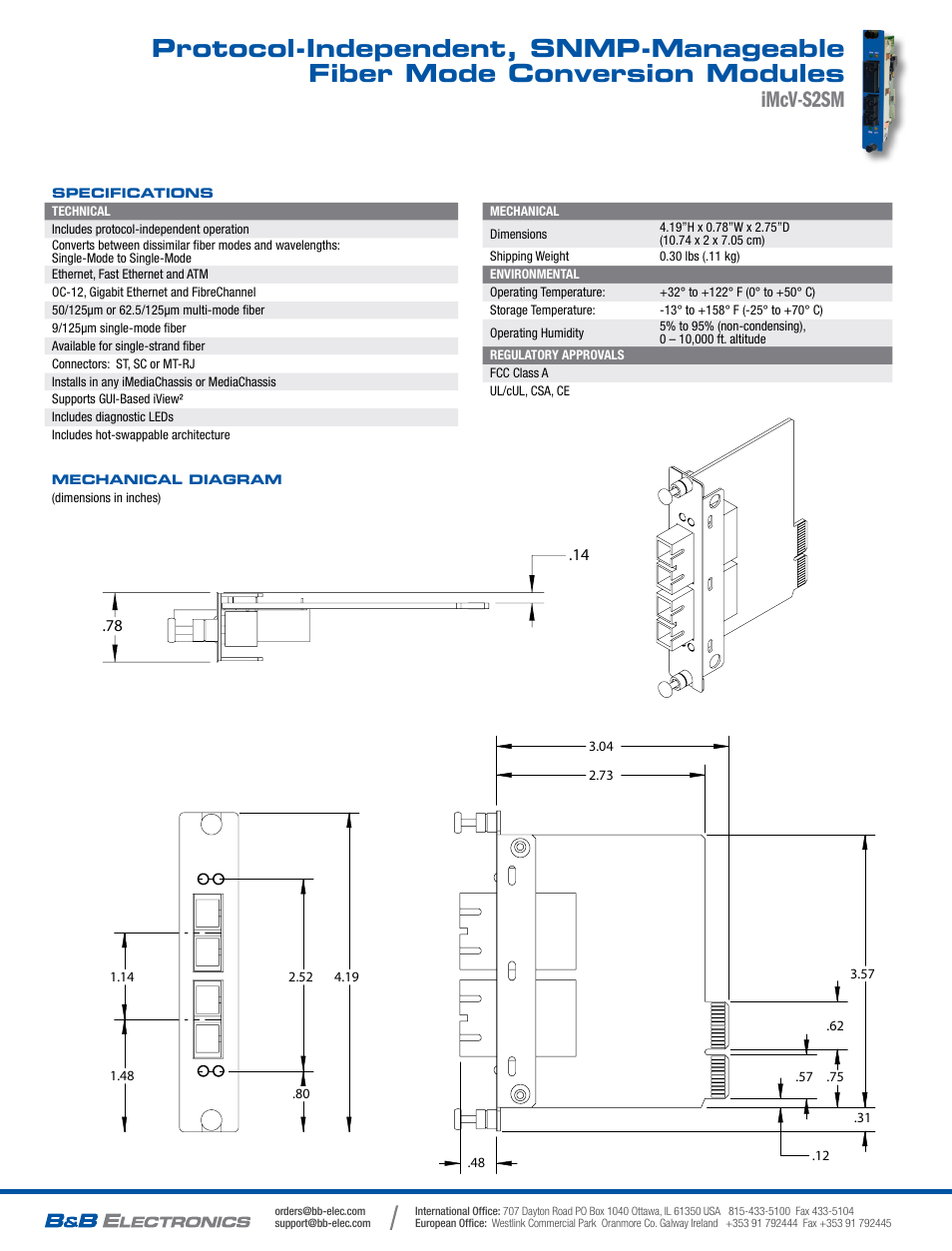 Imcv-s2sm | B&B Electronics 859-14823 - Datasheet User Manual | Page 2 / 2