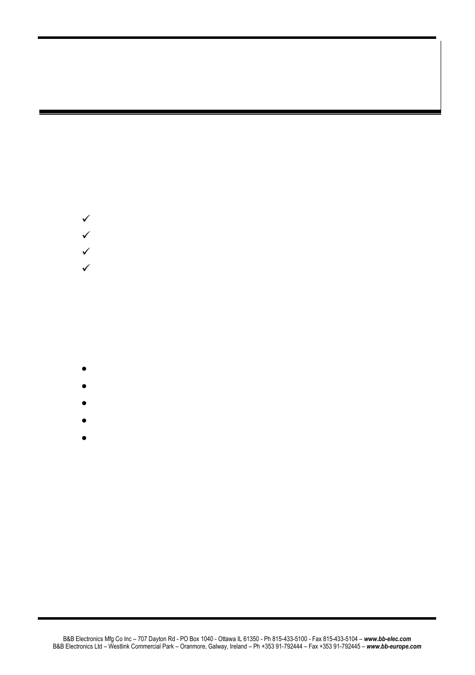 Chapter 2: making the hardware connections, Ackage, Hecklist | Esp904, Onnections, Ndicators and, Eset, Witch | B&B Electronics ESP904 - Manual User Manual | Page 17 / 90