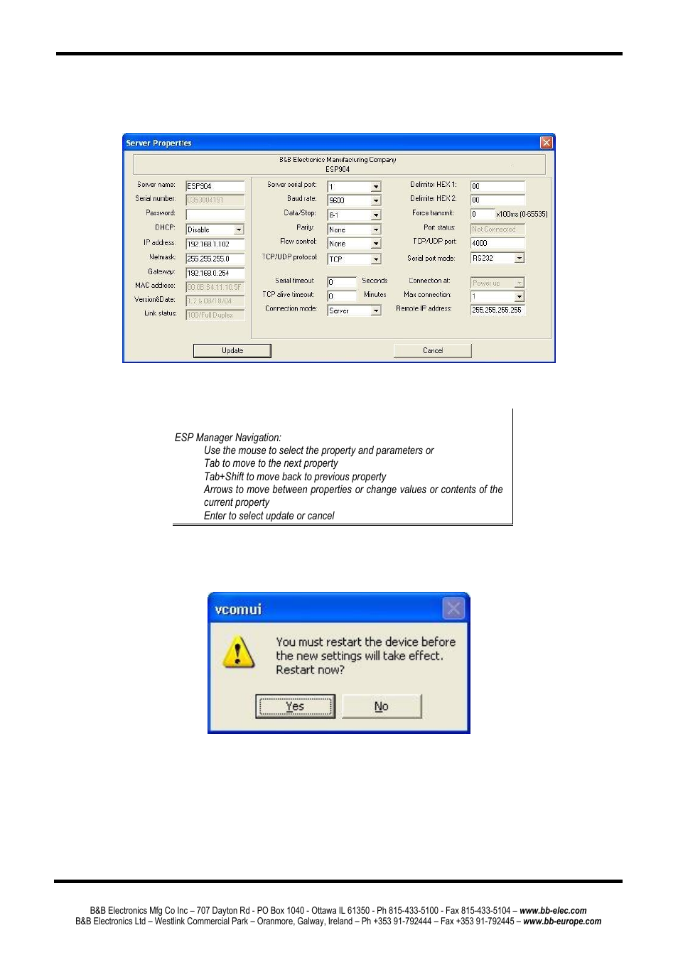 B&B Electronics ESP904 - Manual User Manual | Page 34 / 90