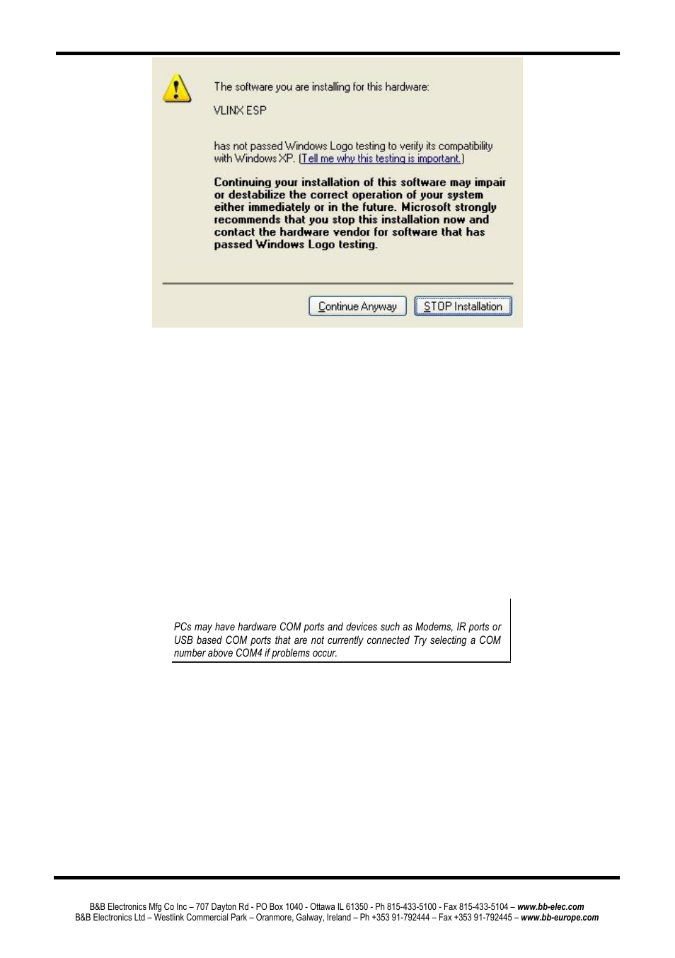 B&B Electronics ESP904 - Manual User Manual | Page 51 / 90