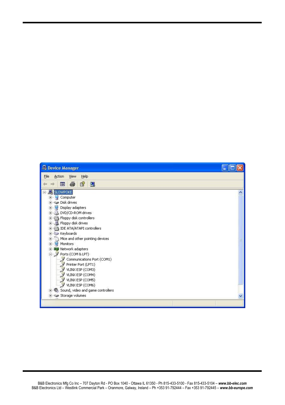 Atching the, Esp904, Irtual | Ettings, Matching the esp904 and virtual com port settings | B&B Electronics ESP904 - Manual User Manual | Page 52 / 90