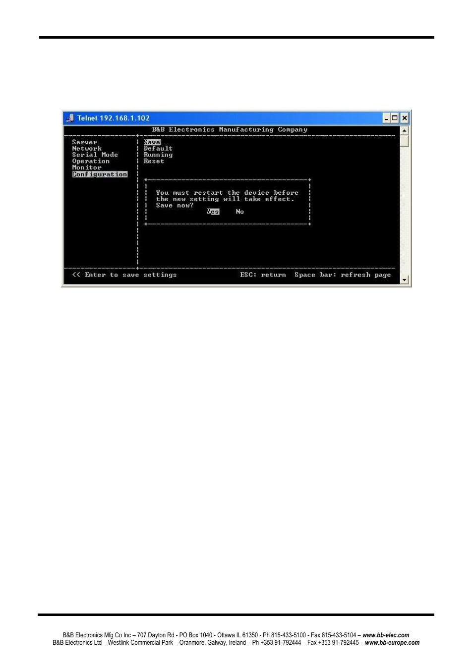 B&B Electronics ESP904 - Manual User Manual | Page 71 / 90