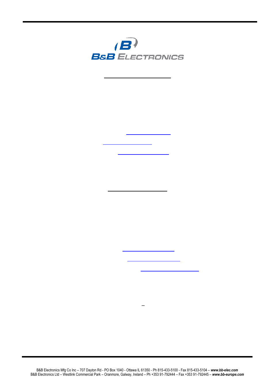 B&B Electronics ESP904 - Manual User Manual | Page 89 / 90