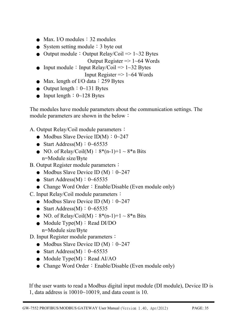 B&B Electronics GW-7552 - Manual User Manual | Page 35 / 67