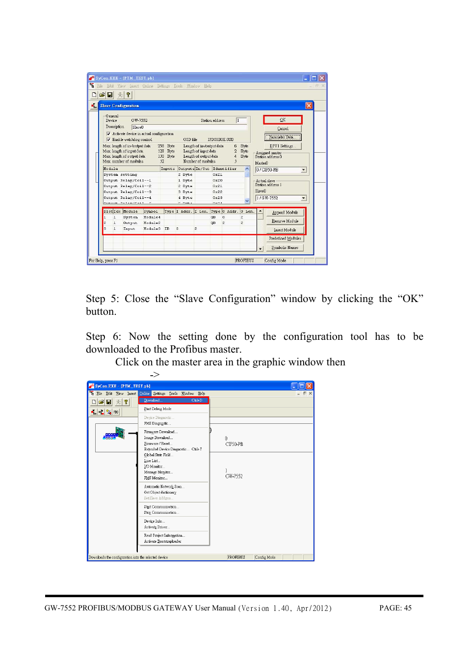 B&B Electronics GW-7552 - Manual User Manual | Page 45 / 67