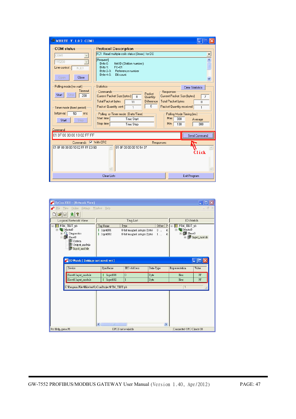 B&B Electronics GW-7552 - Manual User Manual | Page 47 / 67
