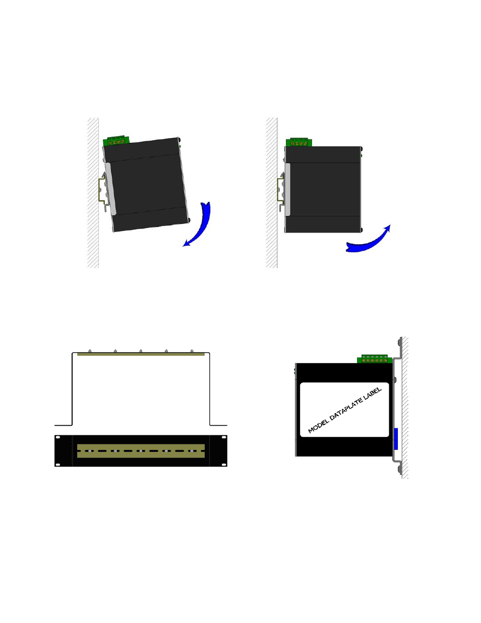 Din rail mounting, Urmk cpma-1 | B&B Electronics 711FX3-ST - Manual User Manual | Page 11 / 155