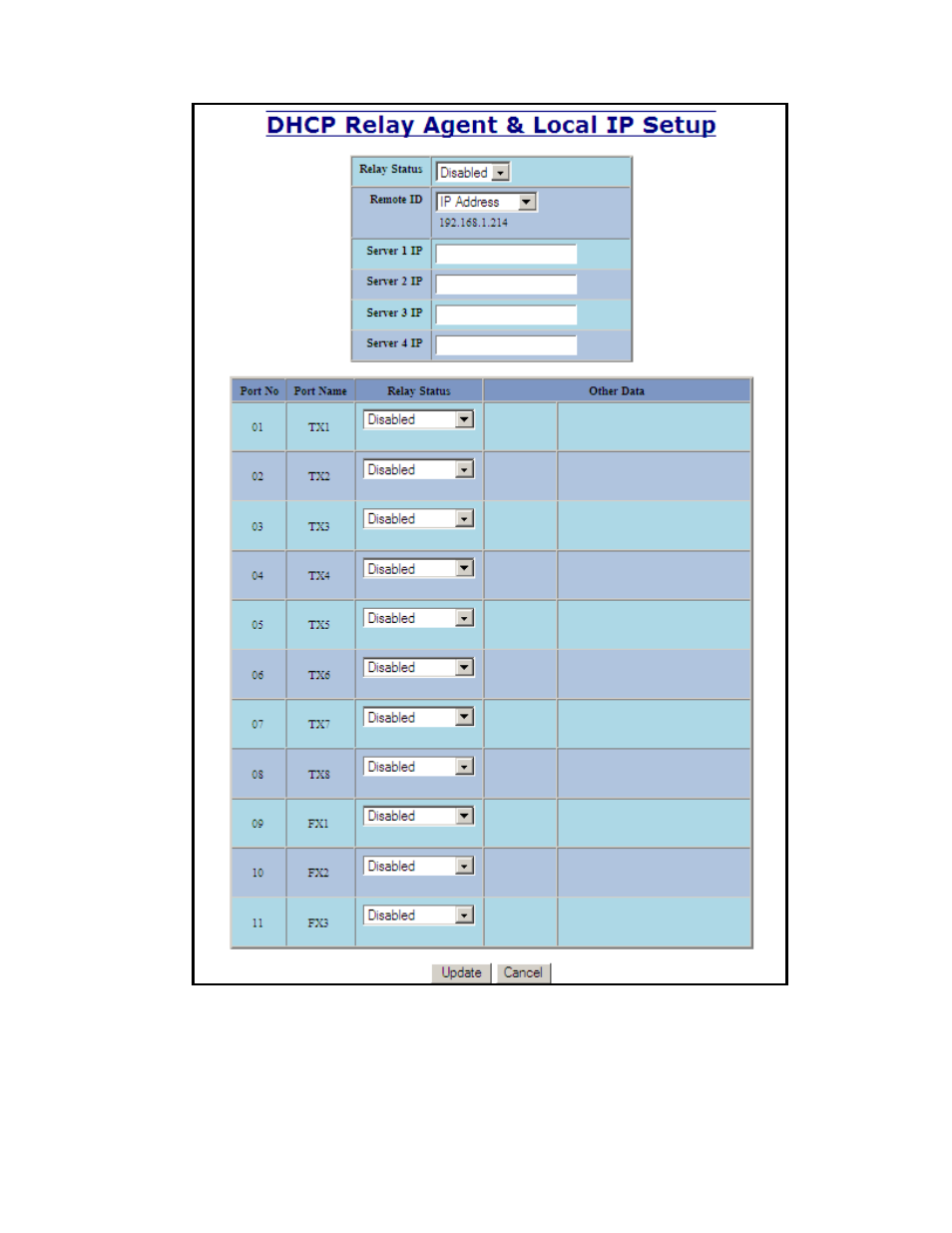 Dhcp – relay & local ip – setup, continued | B&B Electronics 711FX3-ST - Manual User Manual | Page 43 / 155