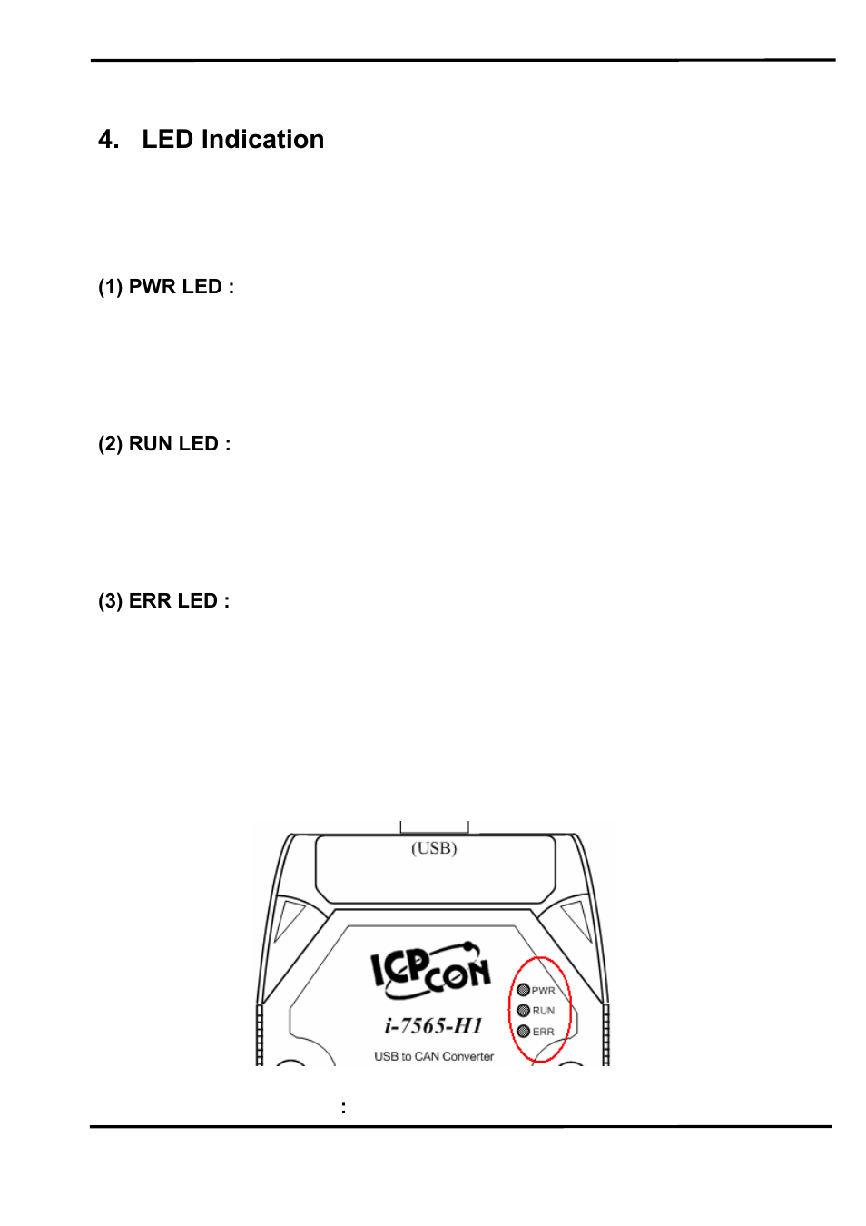 Led indication | B&B Electronics I-7565-H2 - Quick Start Guide User Manual | Page 6 / 8