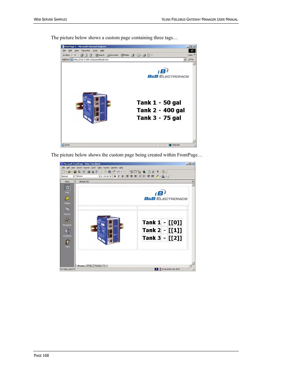 B&B Electronics VFG3000 - Manual User Manual | Page 184 / 380