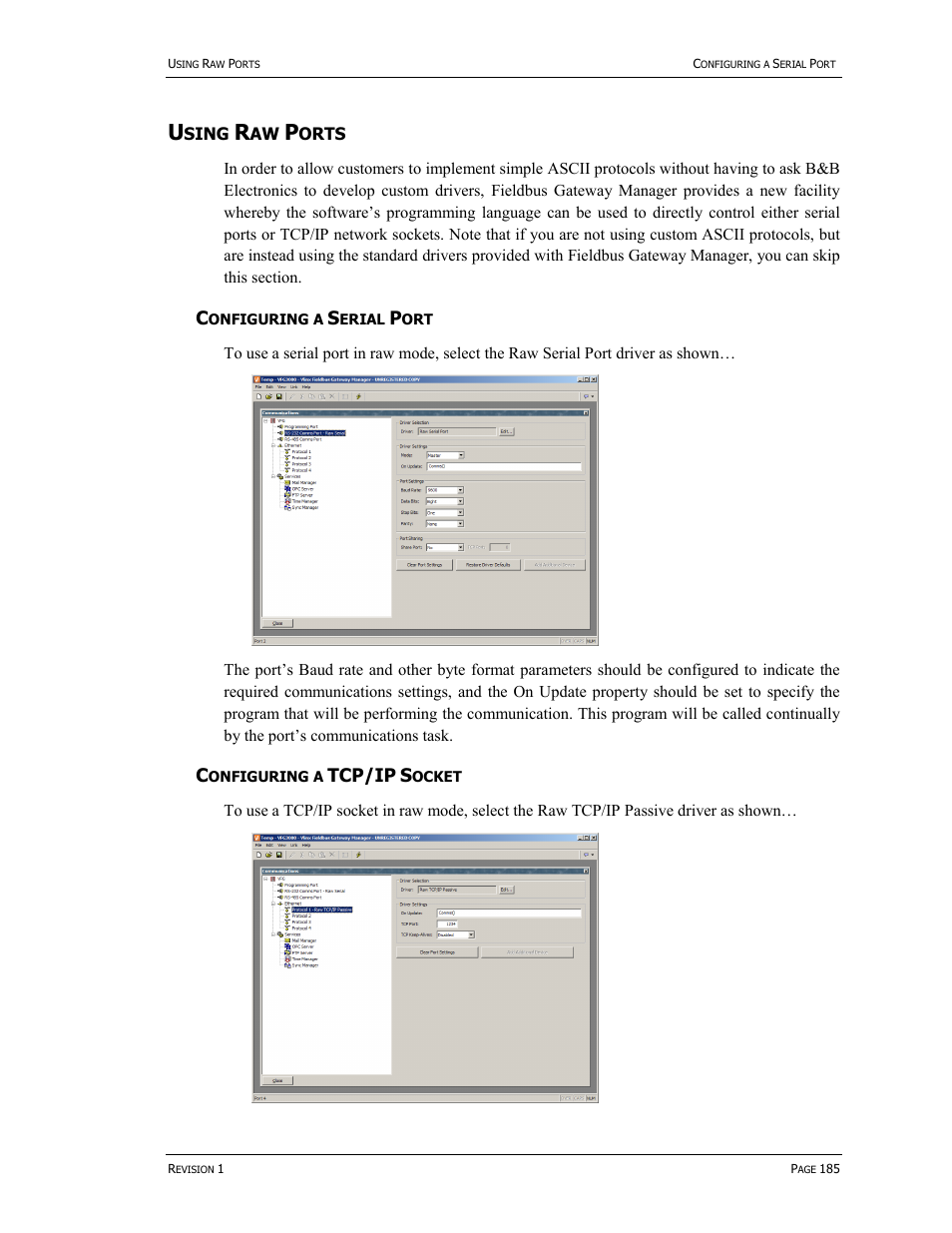Tcp/ip | B&B Electronics VFG3000 - Manual User Manual | Page 201 / 380