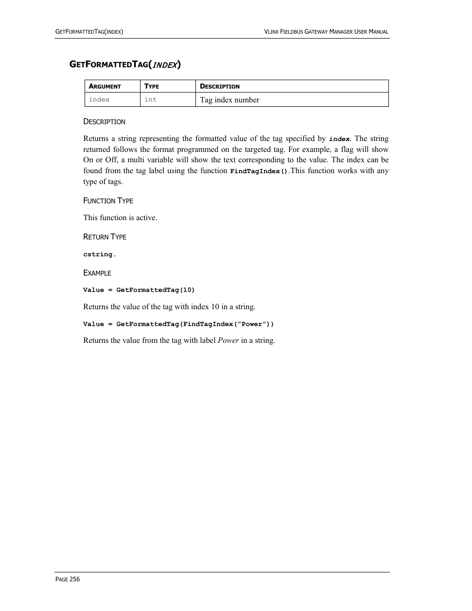 B&B Electronics VFG3000 - Manual User Manual | Page 272 / 380