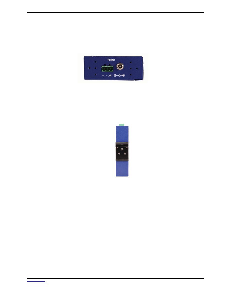 Power connector, Mounting hardware | B&B Electronics VESR321_ML_SL - Manual User Manual | Page 10 / 43