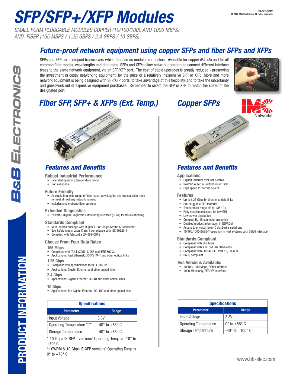 B&B Electronics 808-39220--69 - Datasheet User Manual | 2 pages