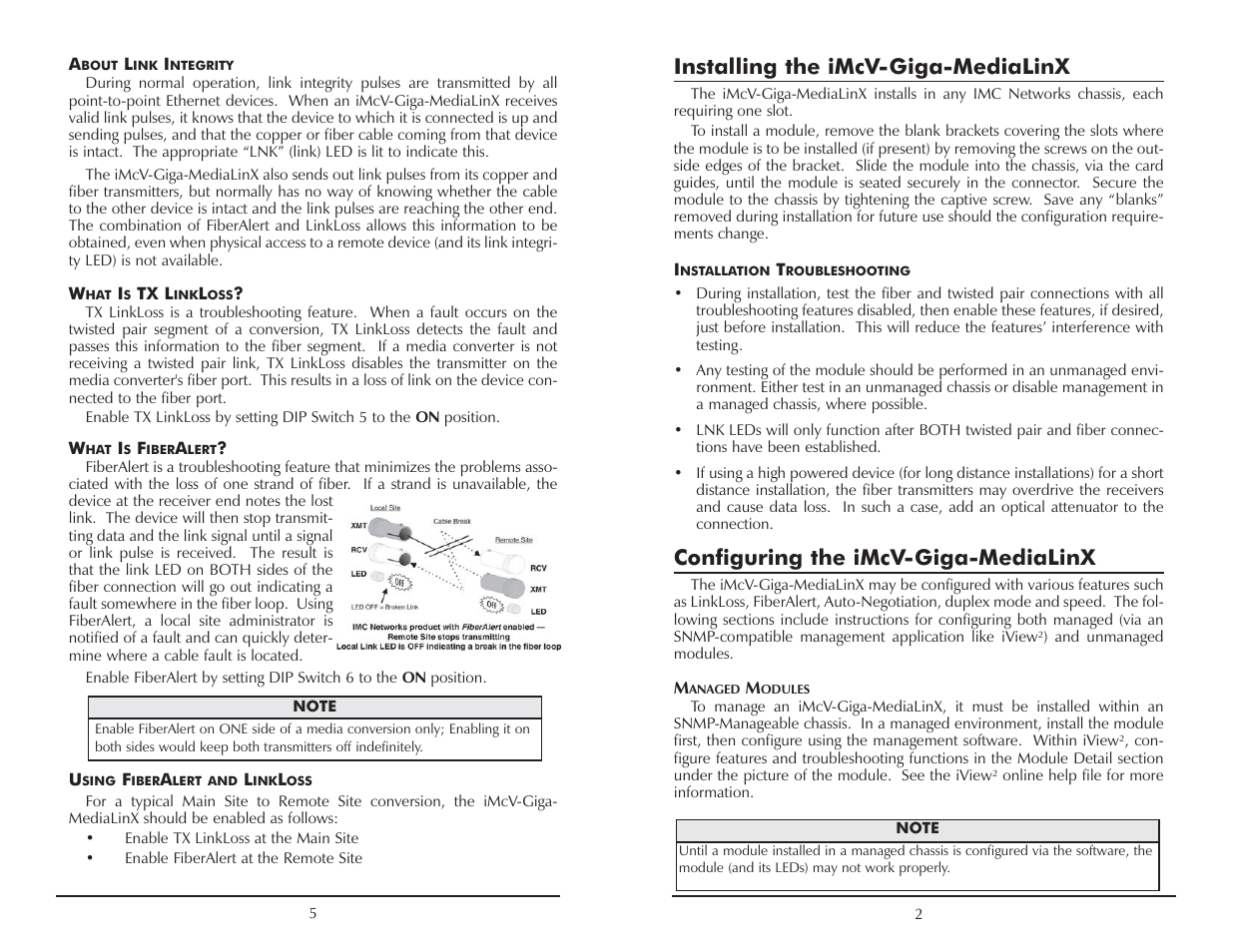 Installing the imcv-giga-medialinx, Configuring the imcv-giga-medialinx | B&B Electronics 856-18901 - Manual User Manual | Page 5 / 12