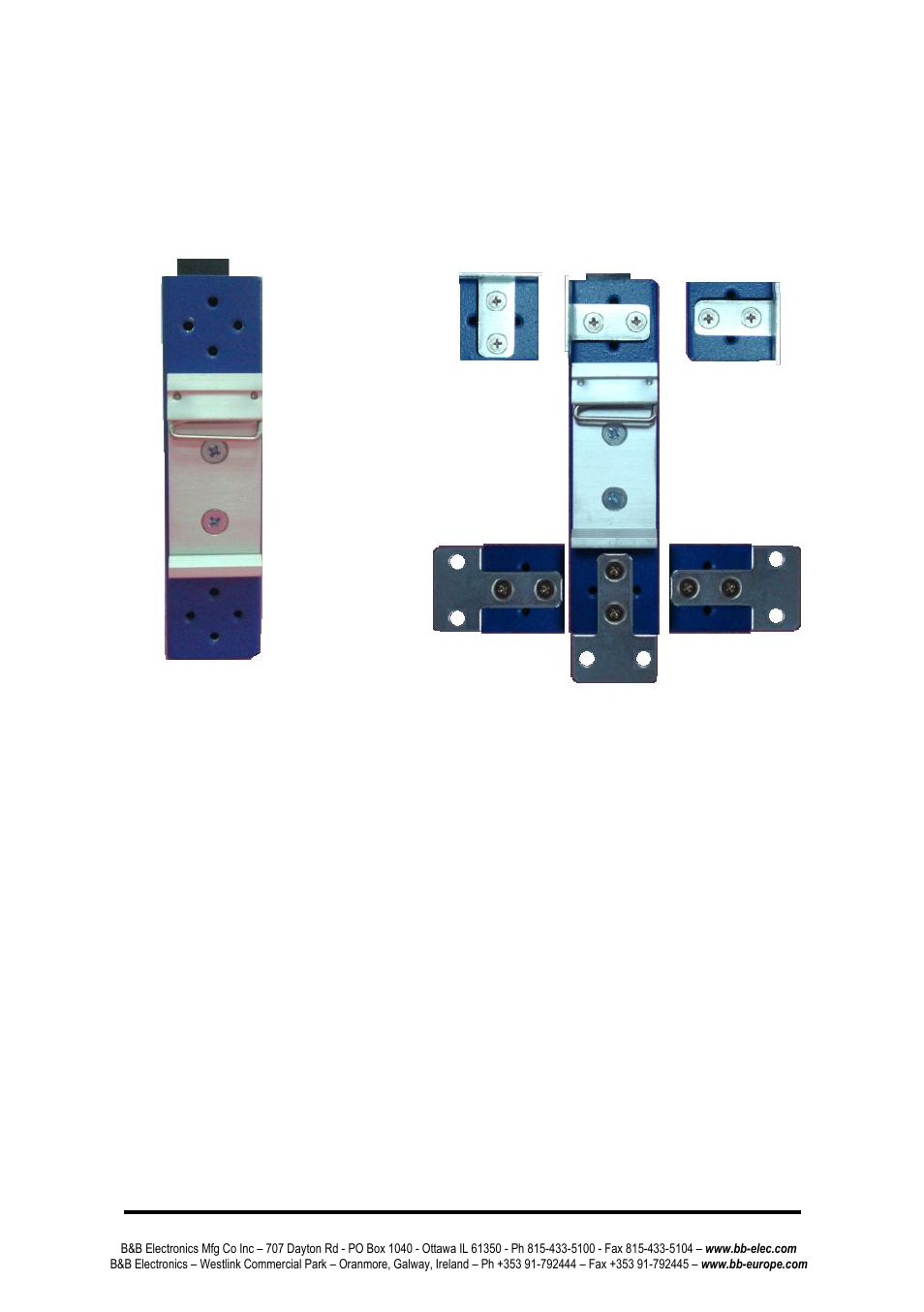 Anel, Ounting, Panel mounting | B&B Electronics ESW208 Series - Quick Start Guide User Manual | Page 12 / 20