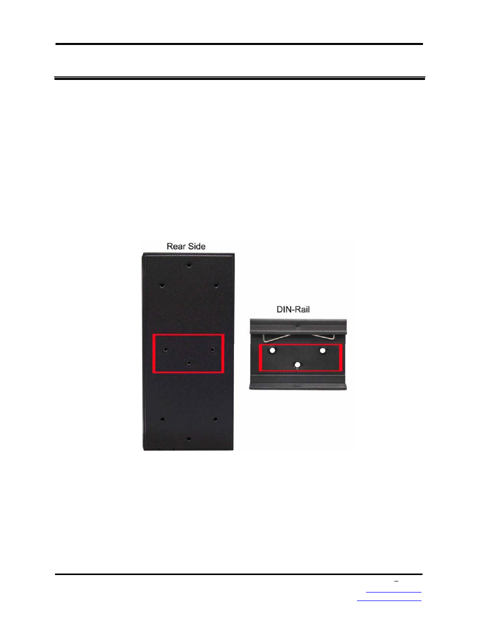 Mounting installation, Din-rail mounting | B&B Electronics EIR410-2SFP-T - Manual User Manual | Page 17 / 25