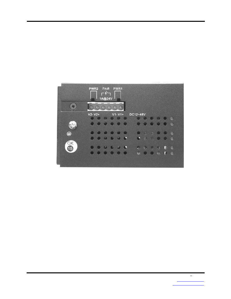 Top view | B&B Electronics EIR410-2SFP-T - Manual User Manual | Page 8 / 25
