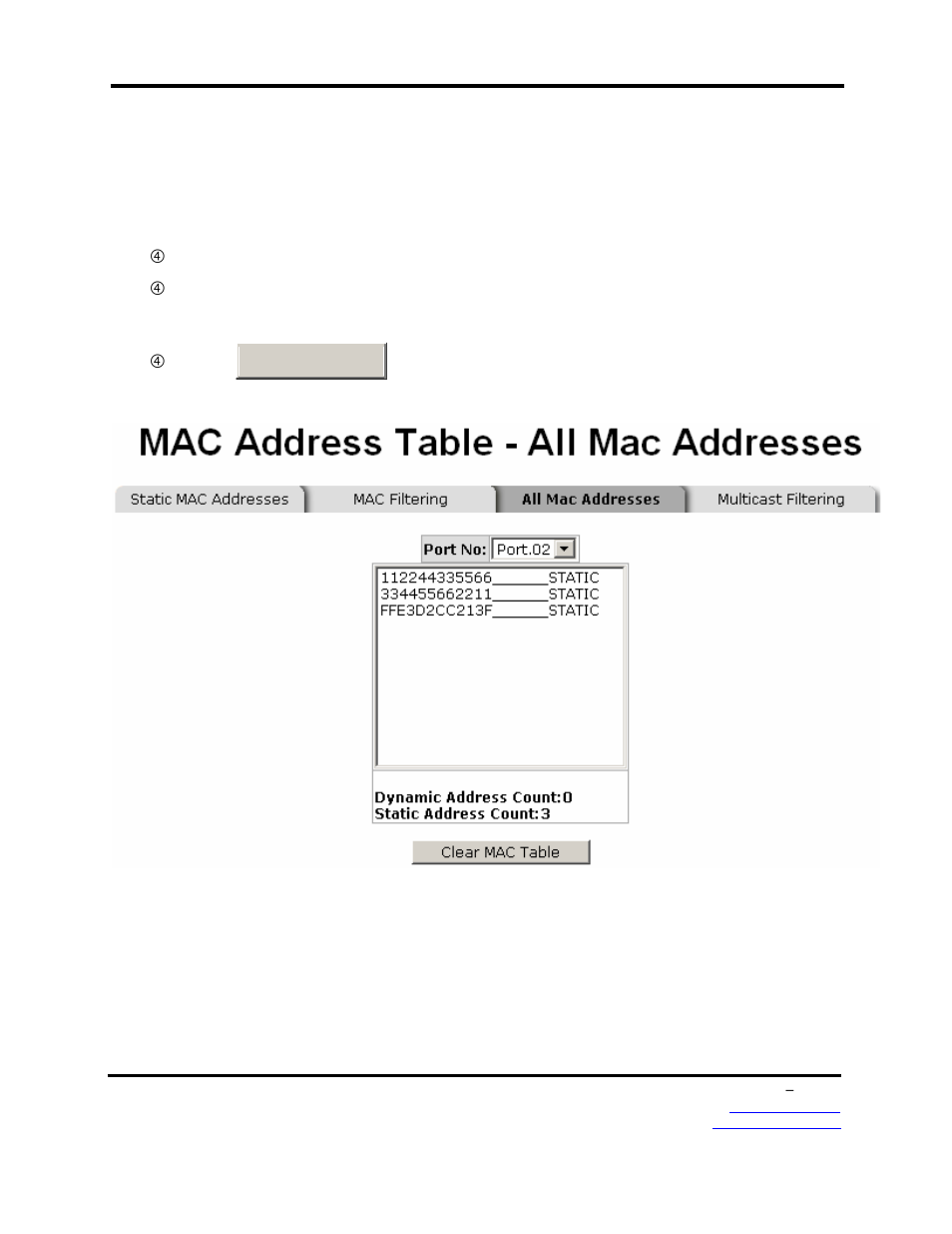 3 all mac addresses | B&B Electronics EIRP610-2SFP-T - Manual User Manual | Page 113 / 147