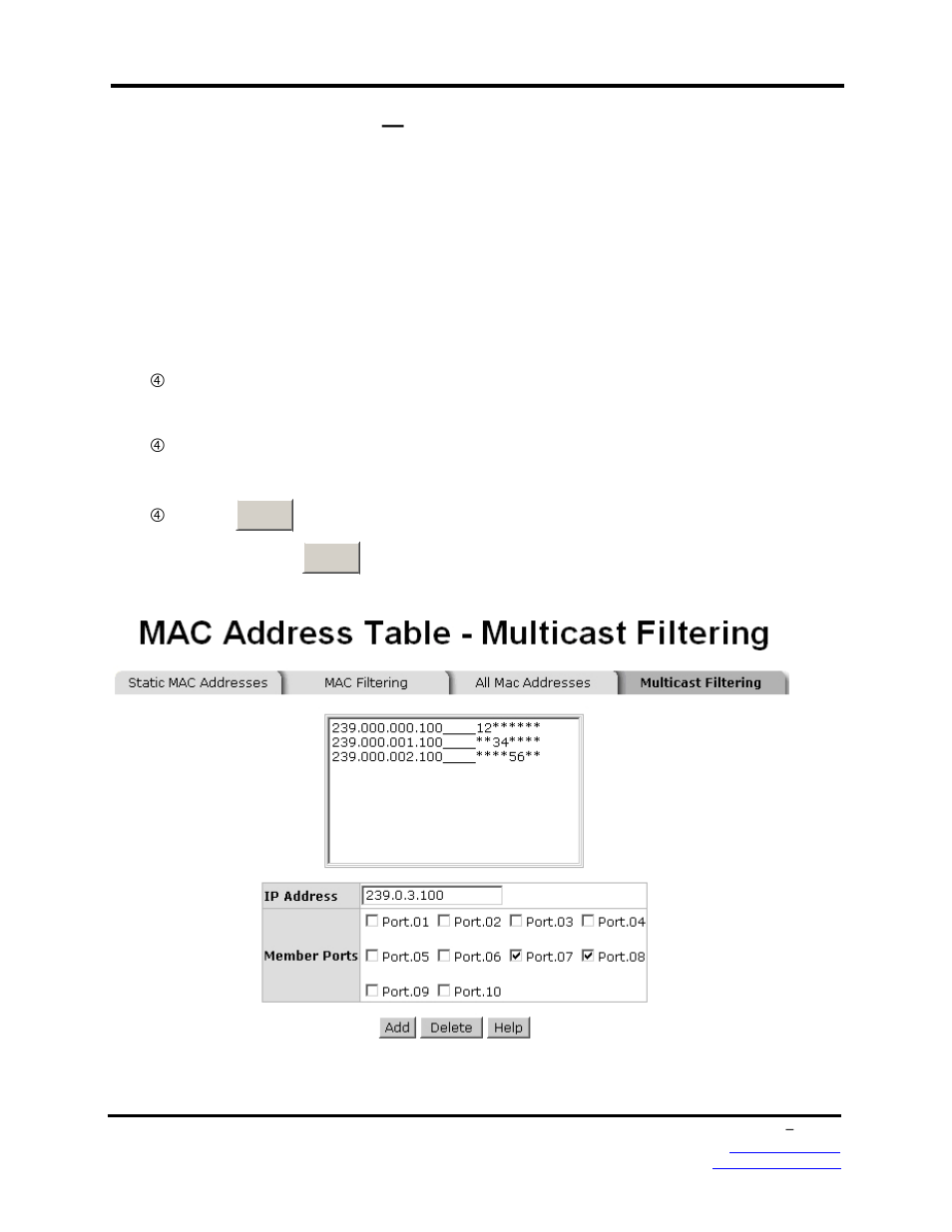 4 mac address table —multicast filtering | B&B Electronics EIRP610-2SFP-T - Manual User Manual | Page 114 / 147