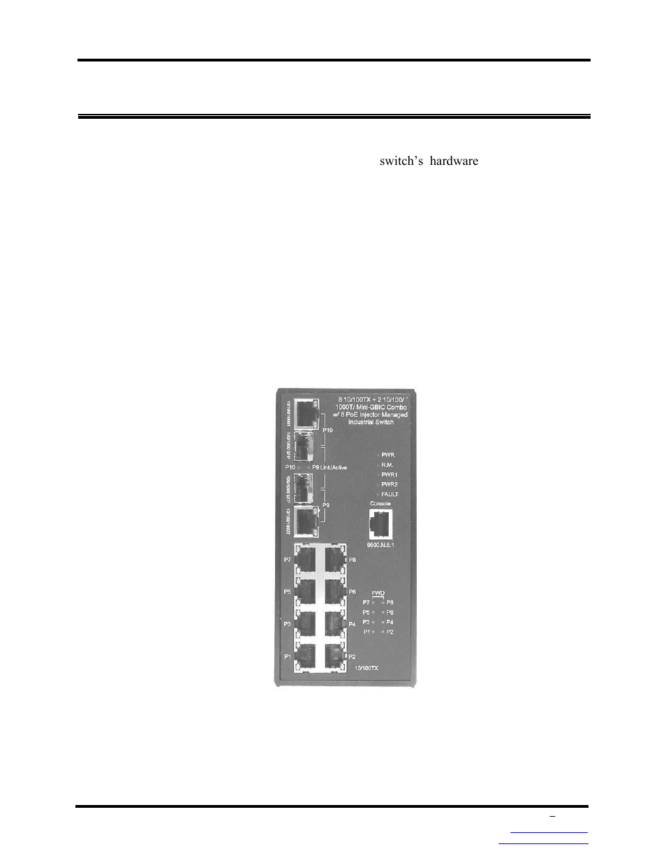 Chapter 2 hardware description, 1 physical dimension, 2 front panel | B&B Electronics EIRP610-2SFP-T - Manual User Manual | Page 14 / 147