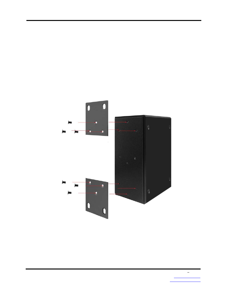 3 wall or panel mount plate mounting | B&B Electronics EIRP610-2SFP-T - Manual User Manual | Page 21 / 147