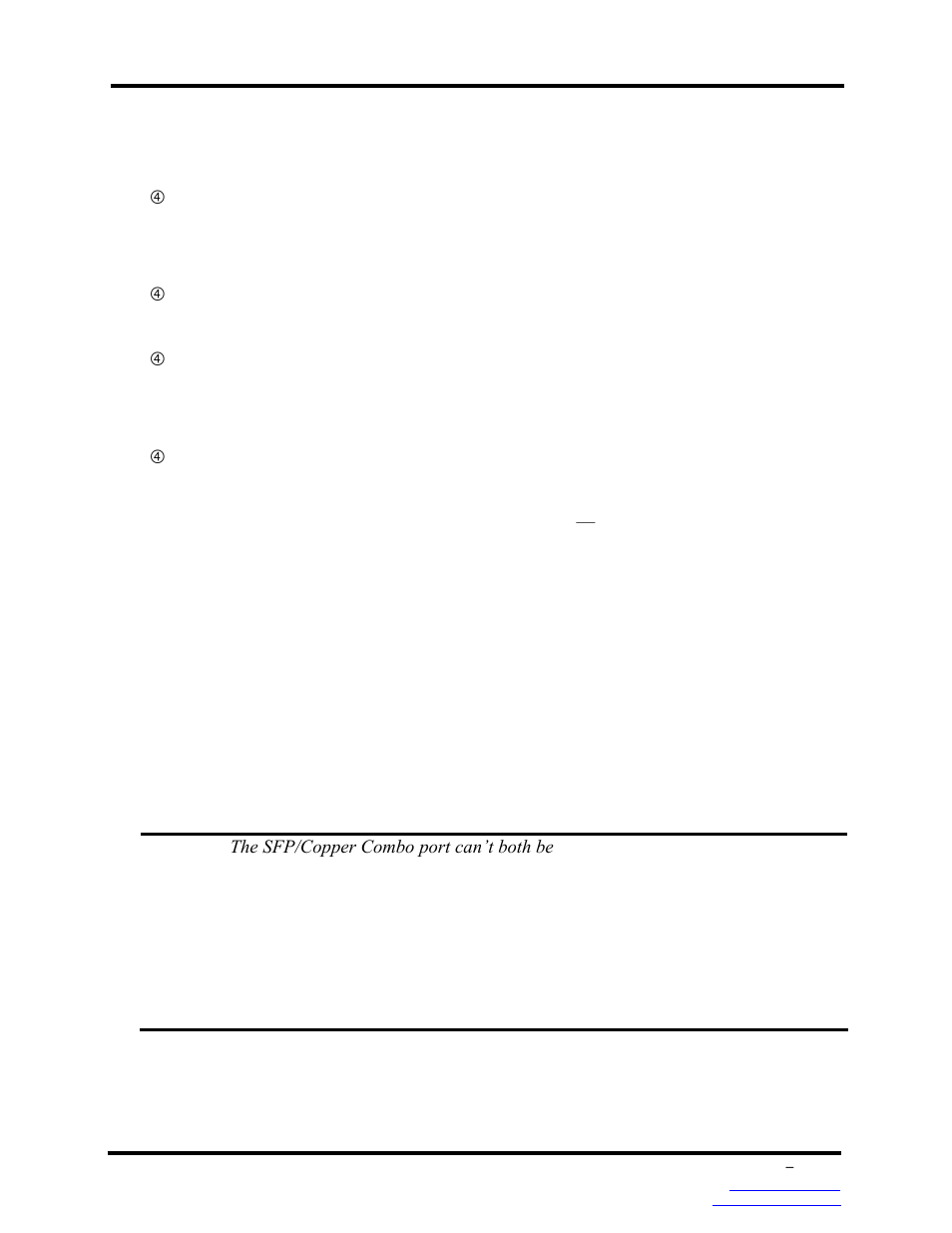6 cabling | B&B Electronics EIRP610-2SFP-T - Manual User Manual | Page 24 / 147