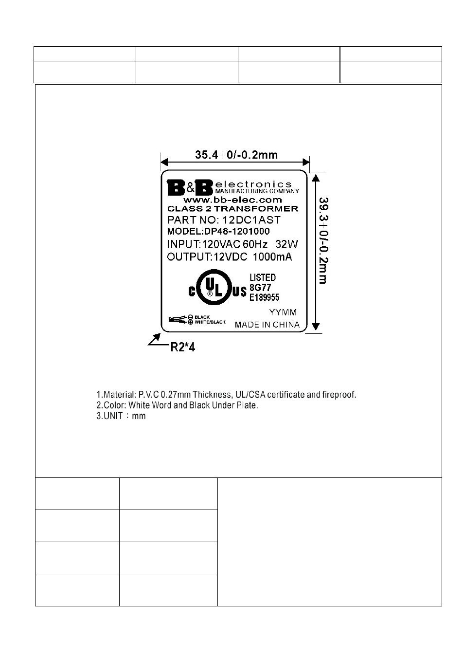 Approved by, System connection inc | B&B Electronics 12DC1AST - Datasheet User Manual | Page 6 / 7