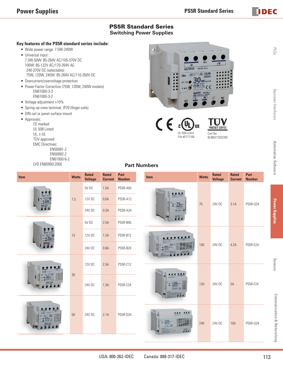 B&B Electronics PS5R Series - Datasheet User Manual | 5 pages
