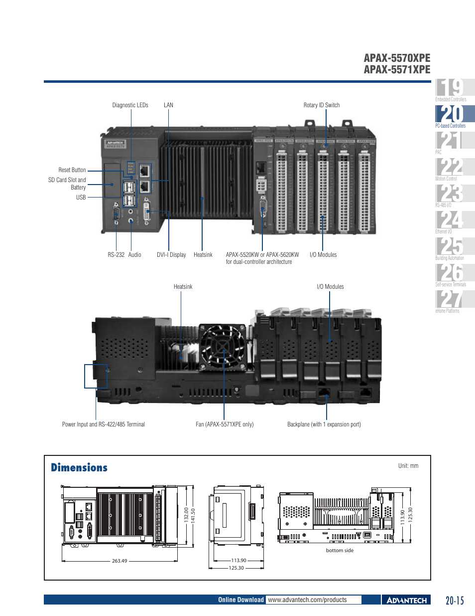Advantech APAX-5571XPE User Manual | Page 2 / 2