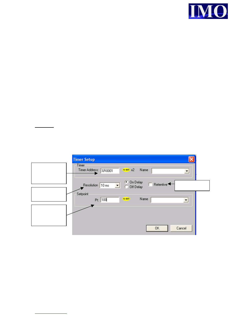 Timers and counters, Timer set up, On delay | B&B Electronics I3A12X_20B05-SOHF - Manual User Manual | Page 13 / 50