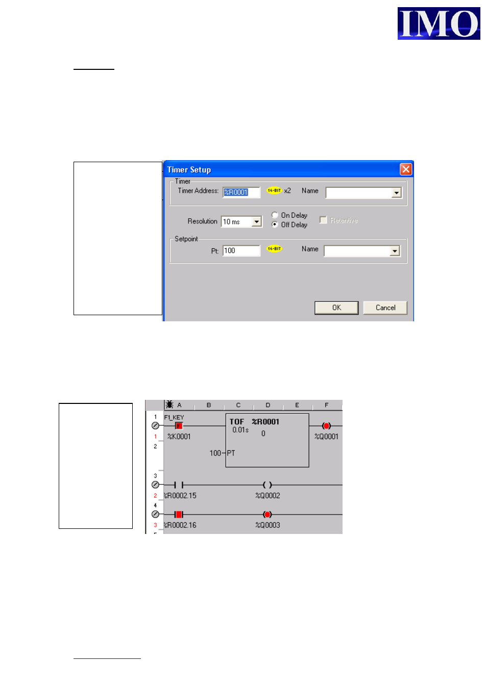 Off delay, Example 5 | B&B Electronics I3A12X_20B05-SOHF - Manual User Manual | Page 15 / 50
