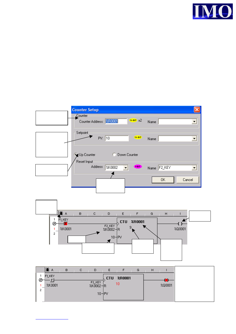 Counter set up | B&B Electronics I3A12X_20B05-SOHF - Manual User Manual | Page 17 / 50