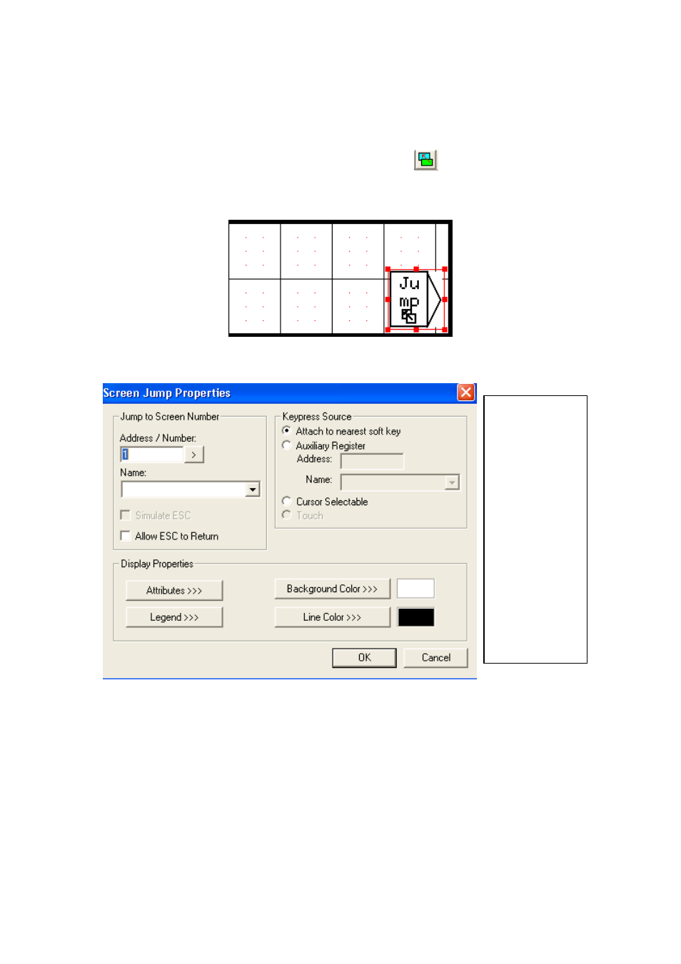 Screen jump | B&B Electronics I3A12X_20B05-SOHF - Manual User Manual | Page 38 / 50