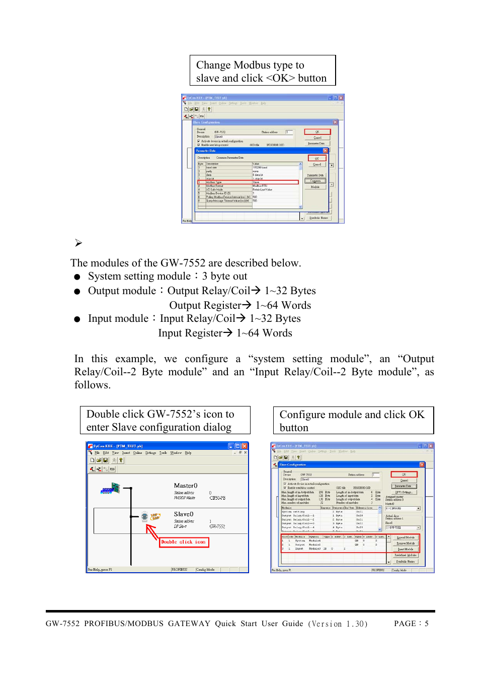 B&B Electronics GW-7552 - Quick Start Guide User Manual | Page 5 / 8