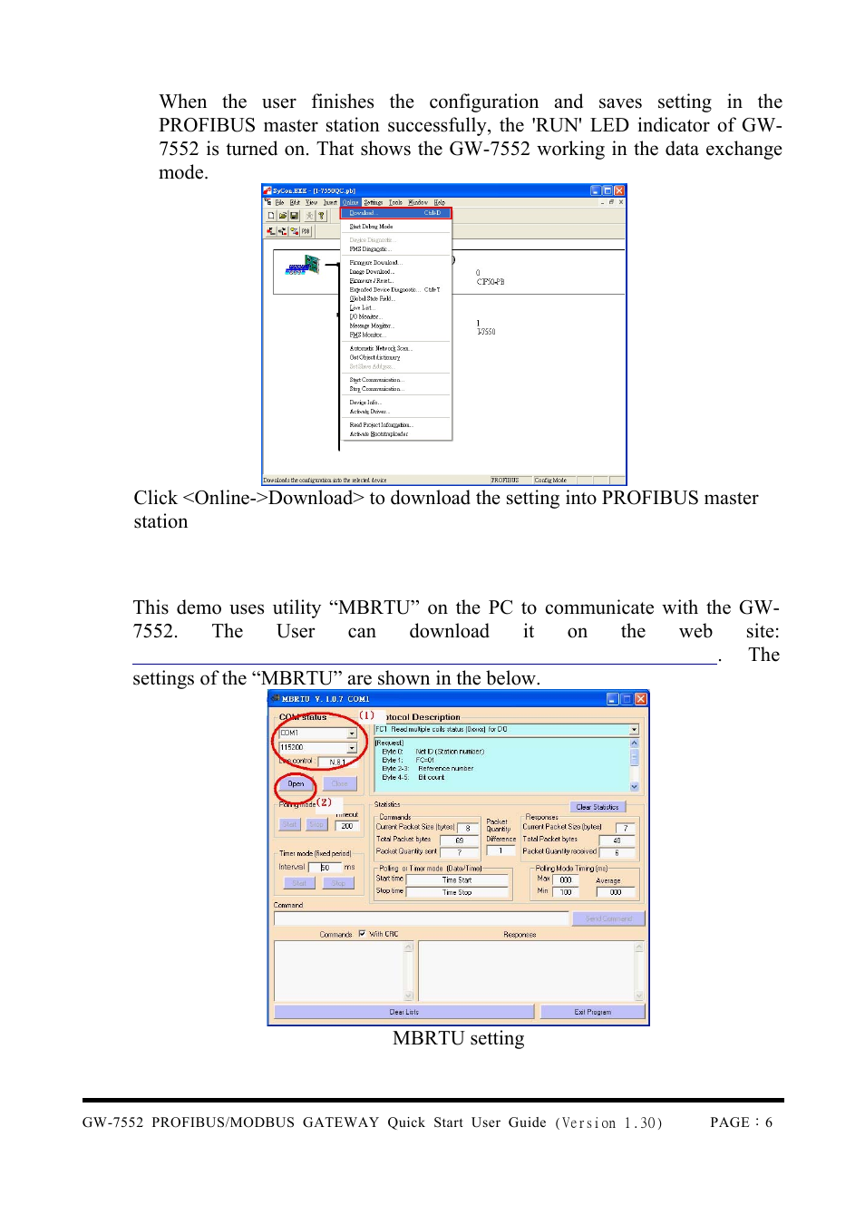 B&B Electronics GW-7552 - Quick Start Guide User Manual | Page 6 / 8